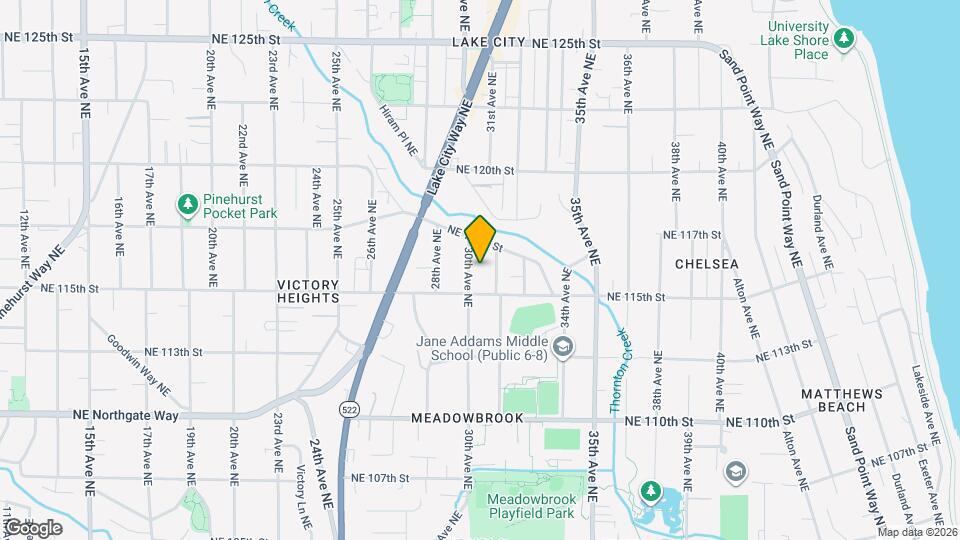 11518 30th Ave NE Mapa y Detalles de la Ubicación