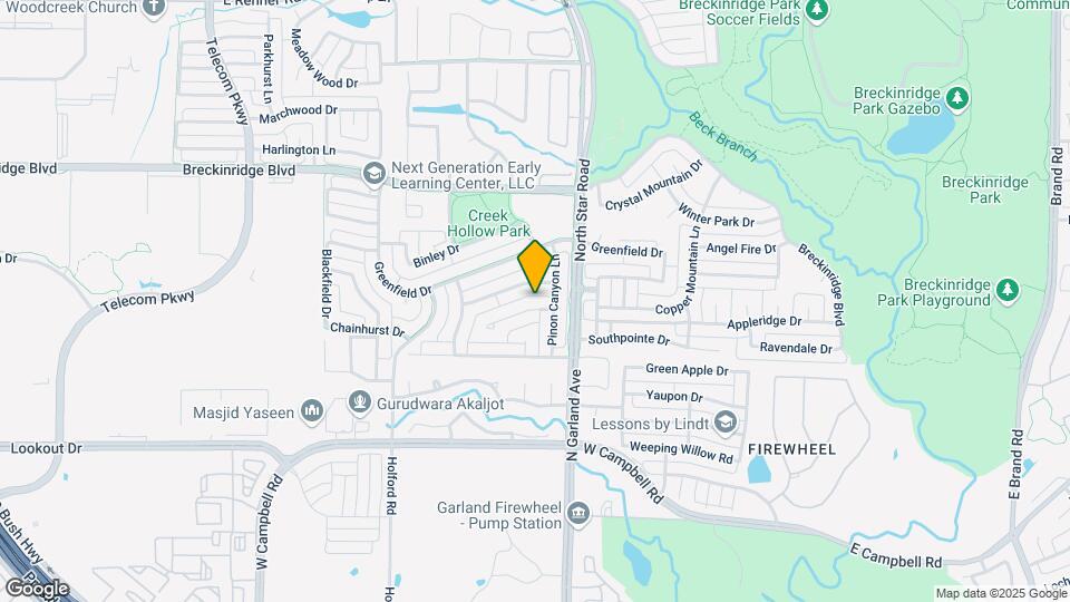 4141 Silverthorne St Map and Location Details