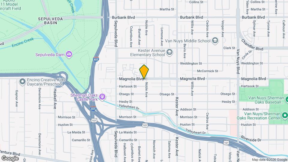 15106 W Magnolia Blvd Map and Location Details