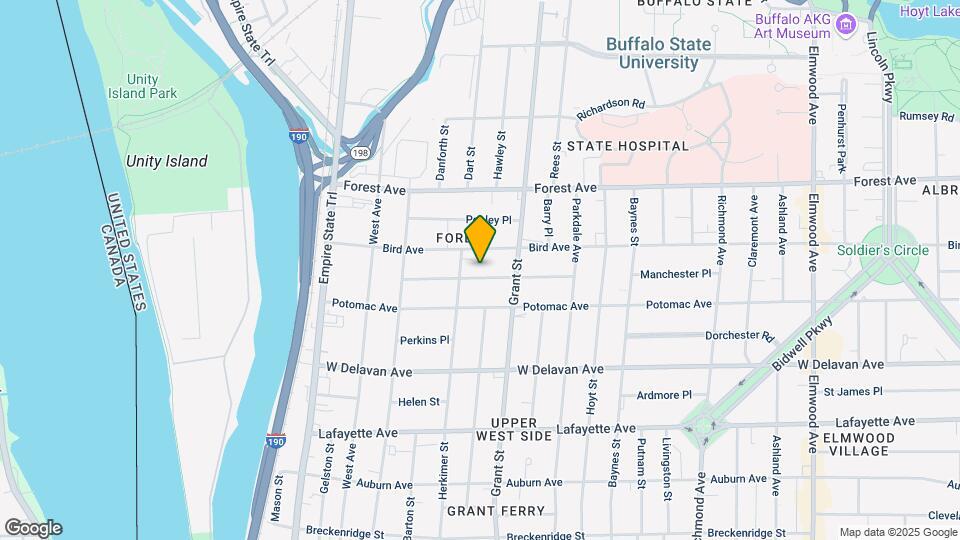 90 Garner Ave Map and Location Details