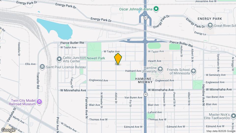 818 Aldine St Map and Location Details