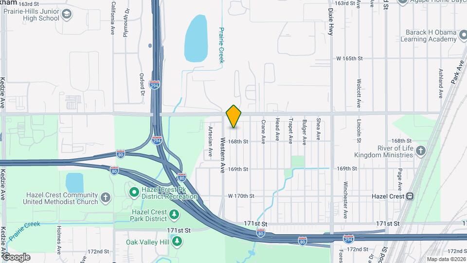 16750 Orchard Ridge Ave Map and Location Details