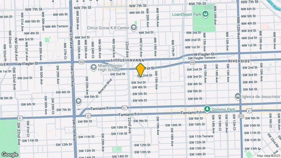 217 SW 21st Ave Map and Location Details