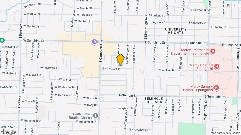 309 E Cherokee St Map and Location Details