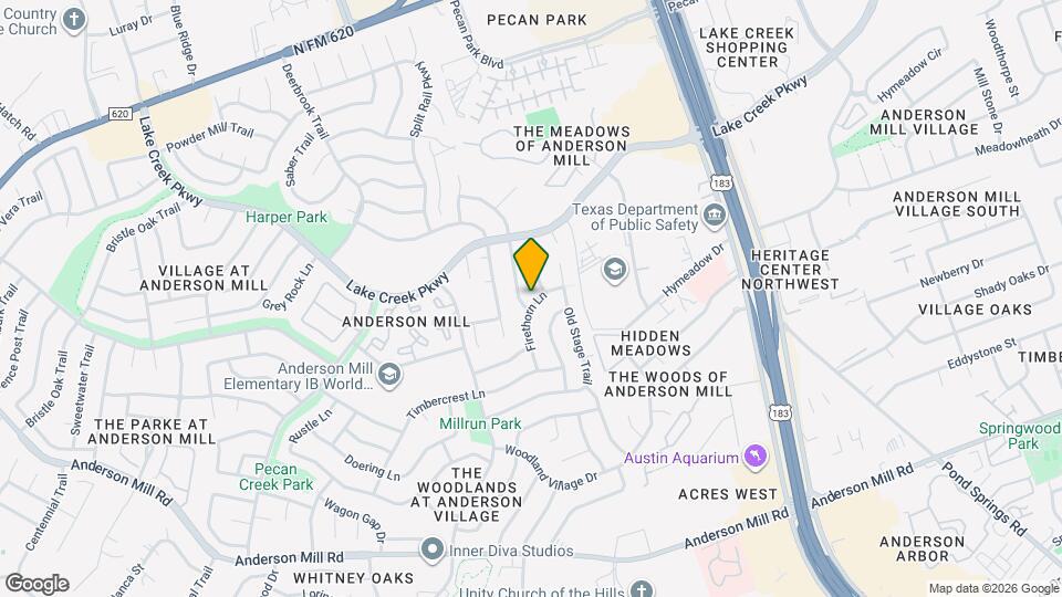 10408 Firethorn Ln Map and Location Details