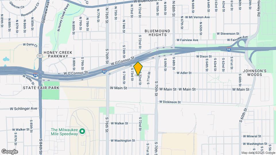 453 S 72nd St, Unit upper Map and Location Details