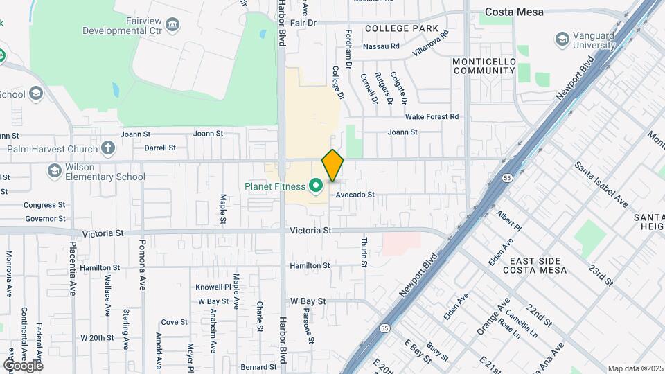 2214 College Ave Mapa y Detalles de la Ubicación