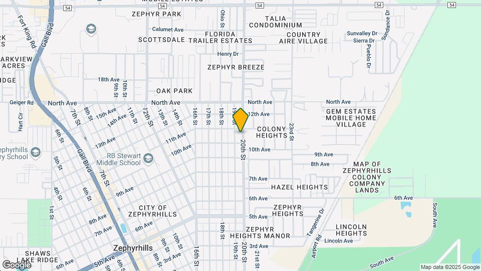 5811 20th St Map and Location Details