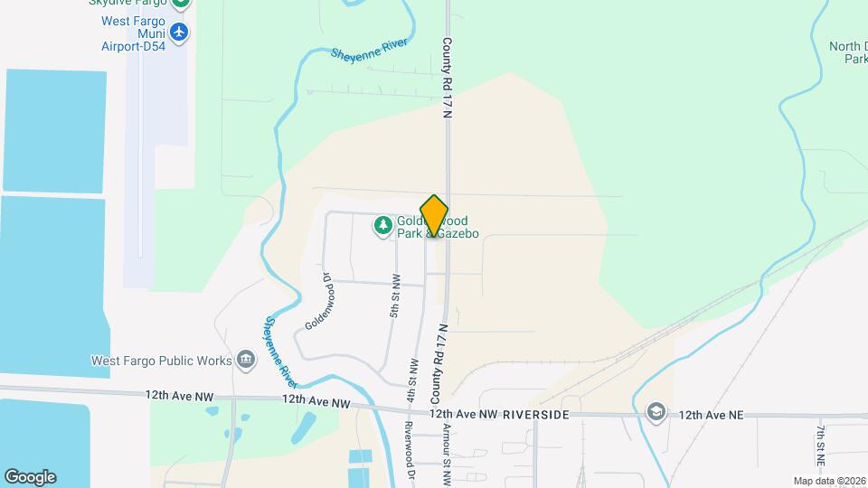 1327 4th St NW Map and Location Details