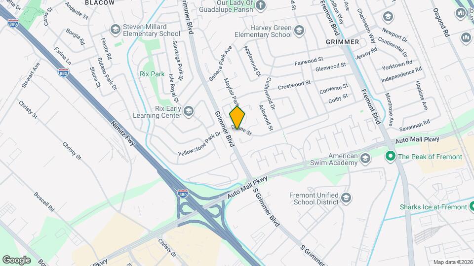 4686 Doane St Map and Location Details