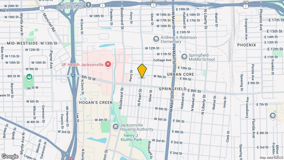 1825 N Pearl St-Unit -2 Mapa y Detalles de la Ubicación