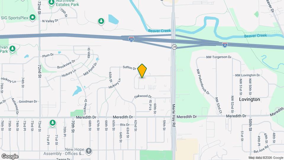 5924 Sutton Pl Map and Location Details