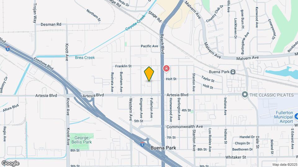 5881-5891 Fulleerton Ave Map and Location Details