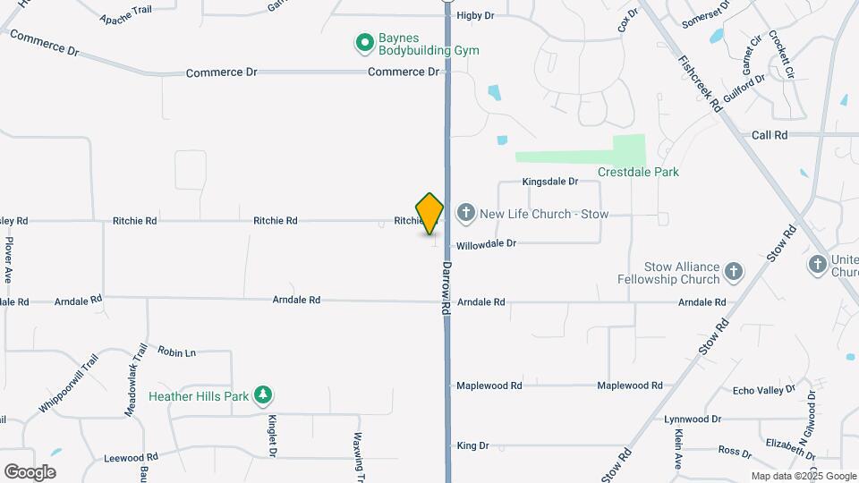 4390 Darrow Rd Map and Location Details