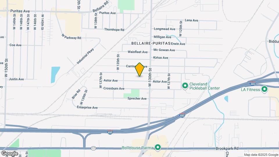 13120 Astor Ave Map and Location Details