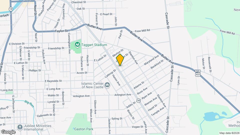 1201 E Washington St Map and Location Details