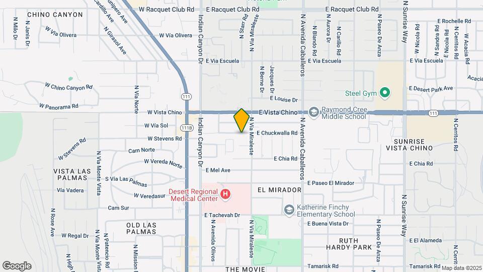505 E Chuckwalla Rd Map and Location Details