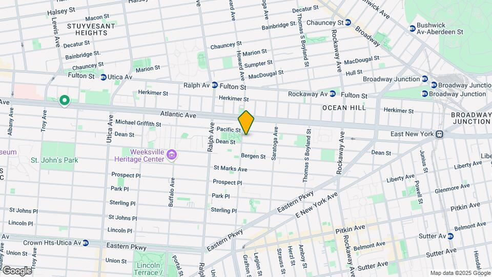 351 Howard Ave Mapa y Detalles de la Ubicación