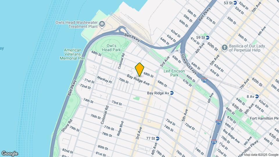 215 Bay Ridge Ave Mapa y Detalles de la Ubicación