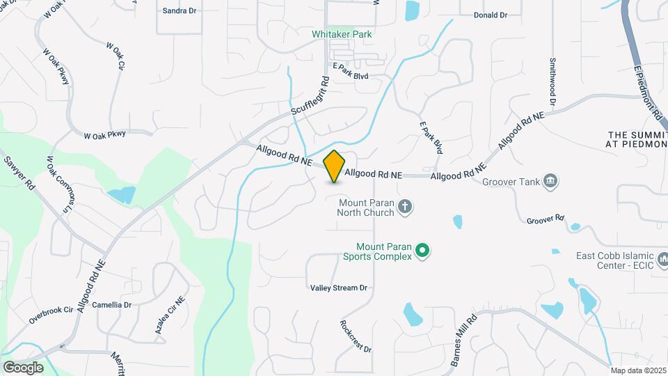 1513 Hillhaven Dr Map and Location Details