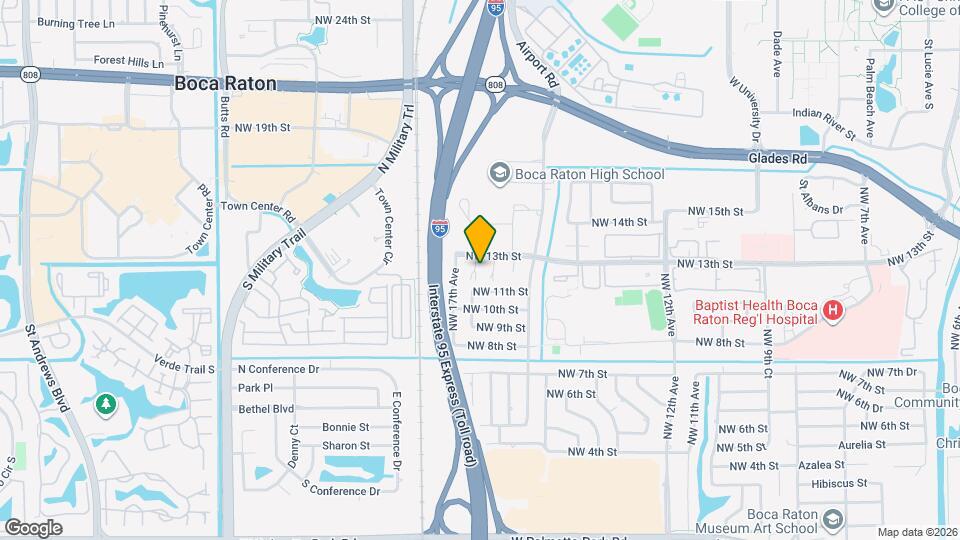 1220 NW 16th Ct, Unit Apt 1 Mapa y Detalles de la Ubicación