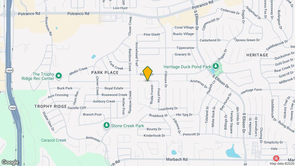 10614 Cherry Laurel Mapa y Detalles de la Ubicación