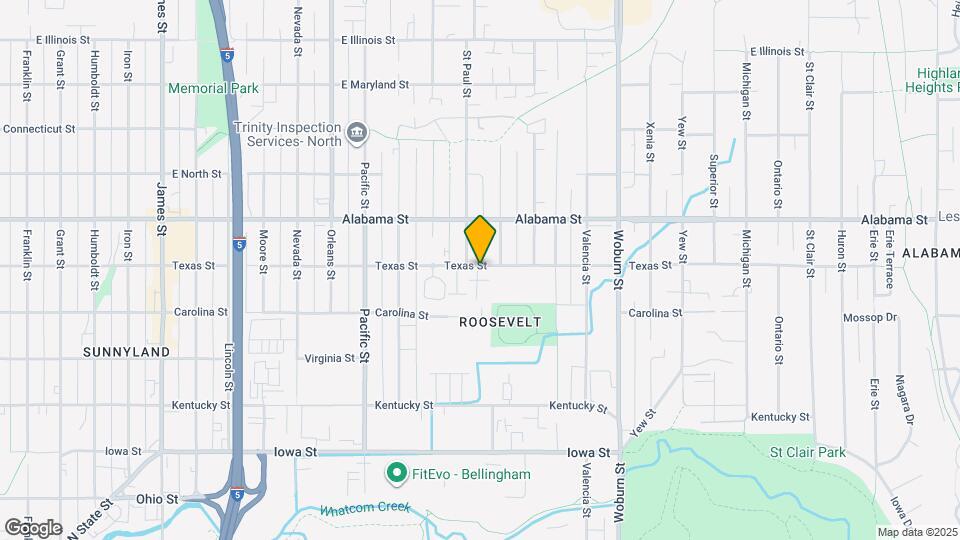 1726 Texas St Map and Location Details