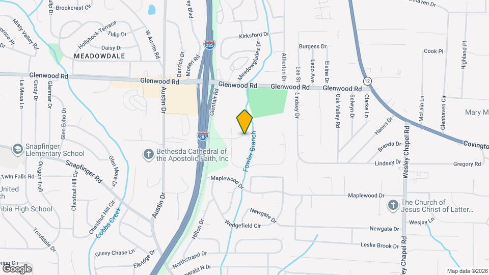 3961 Glenwood Downs Ln Map and Location Details