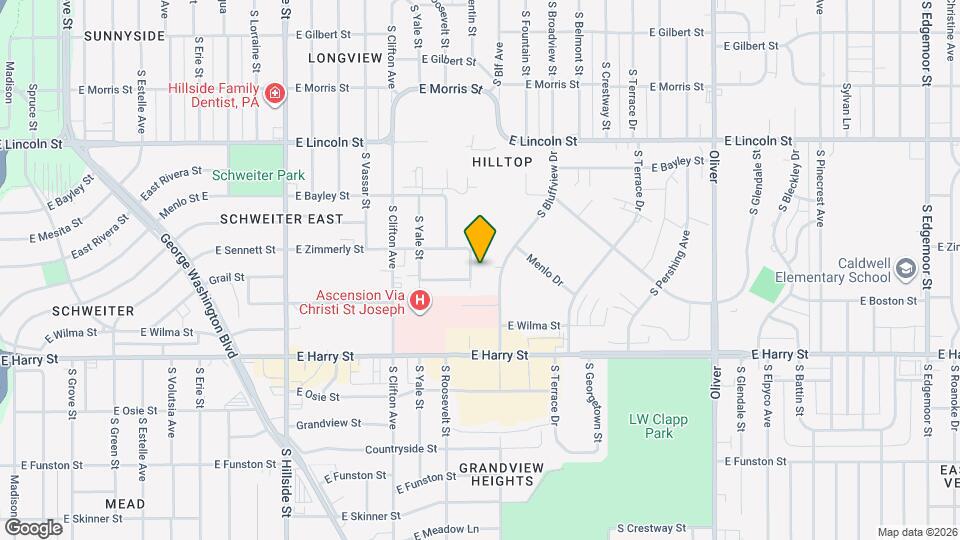 1122 S Quentin St Map and Location Details