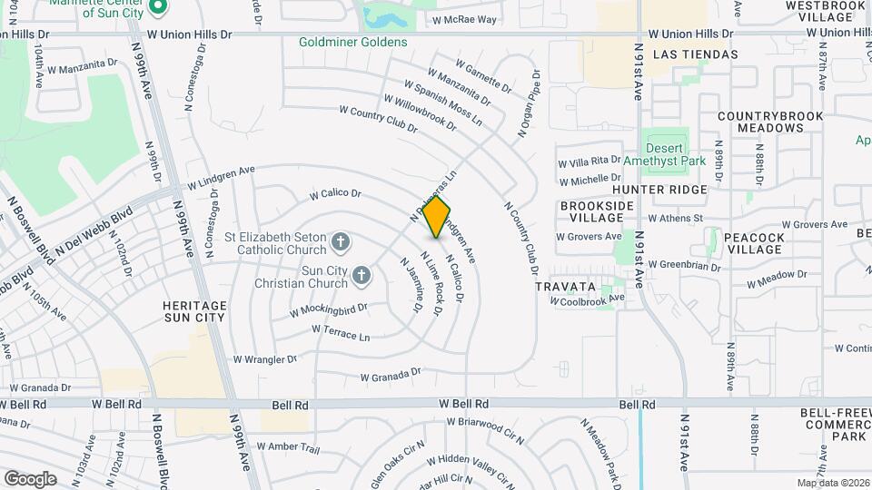 17618 N Calico Dr Map and Location Details