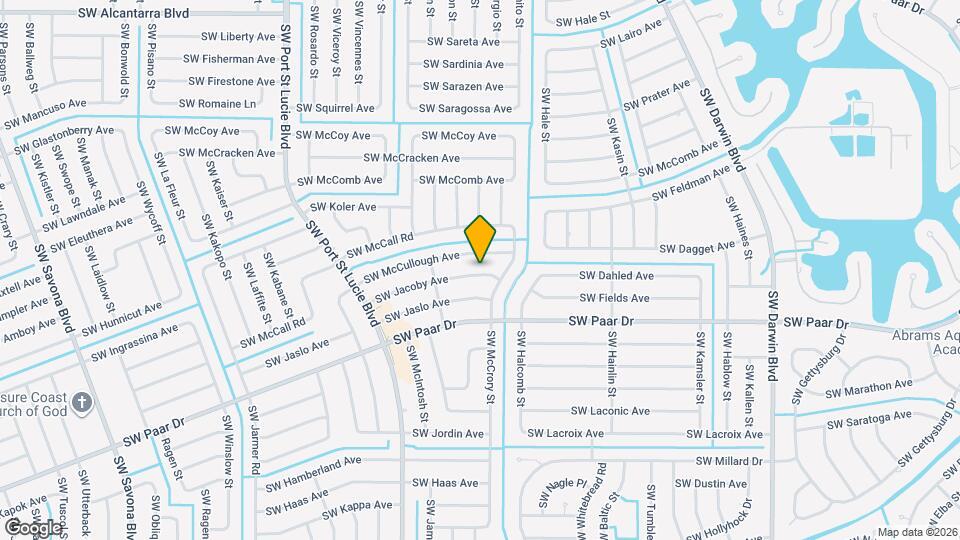 625 SW Jacoby Ave Map and Location Details