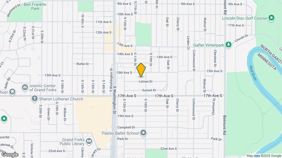 1012 Letnes Dr Map and Location Details