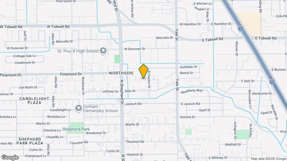 505 Del Norte St Map and Location Details