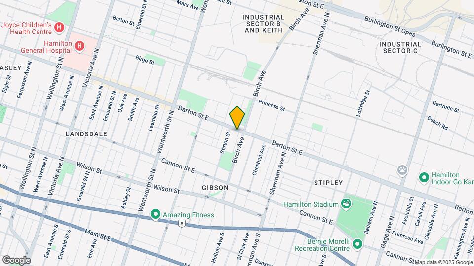588 Barton St E Map and Location Details