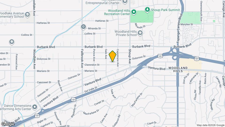 22529 Clarendon St Map and Location Details