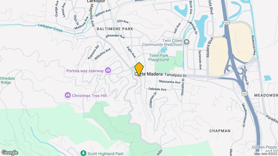 315-319 Montecito Dr Map and Location Details