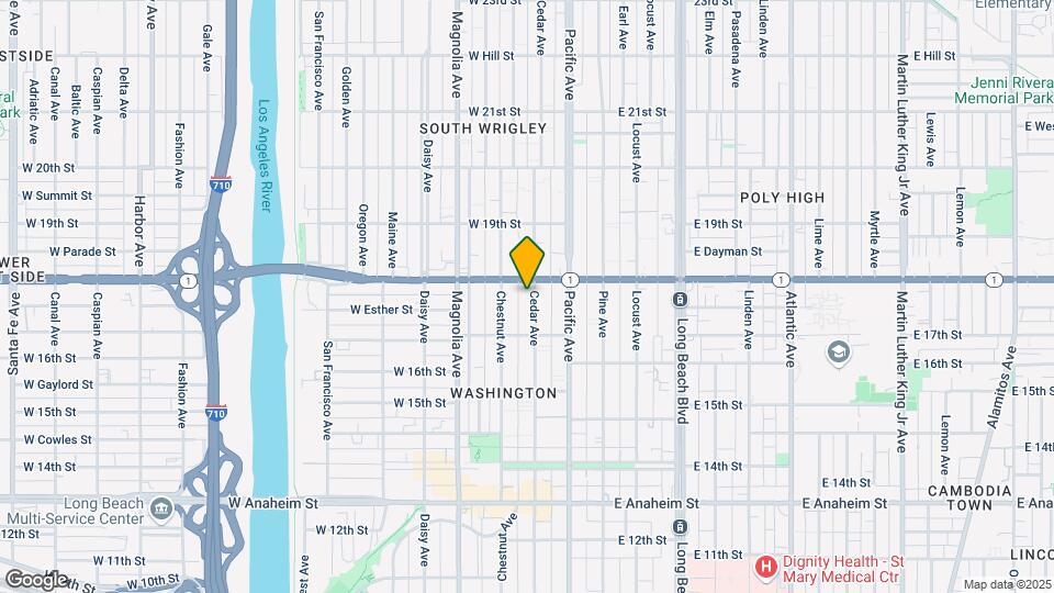 1765 Cedar Ave Map and Location Details