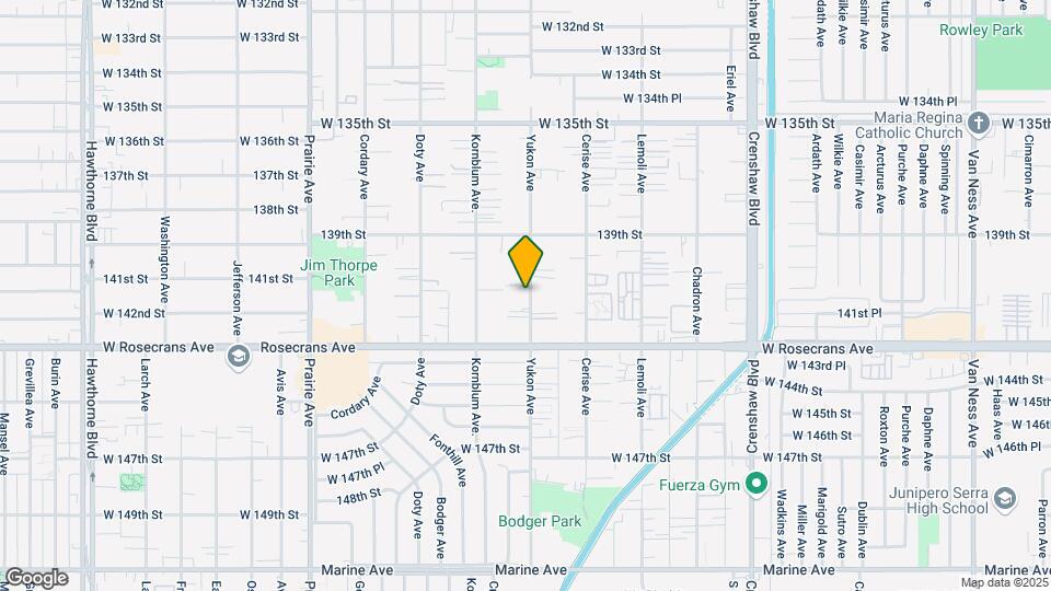 14029 Yukon Ave Mapa y Detalles de la Ubicación