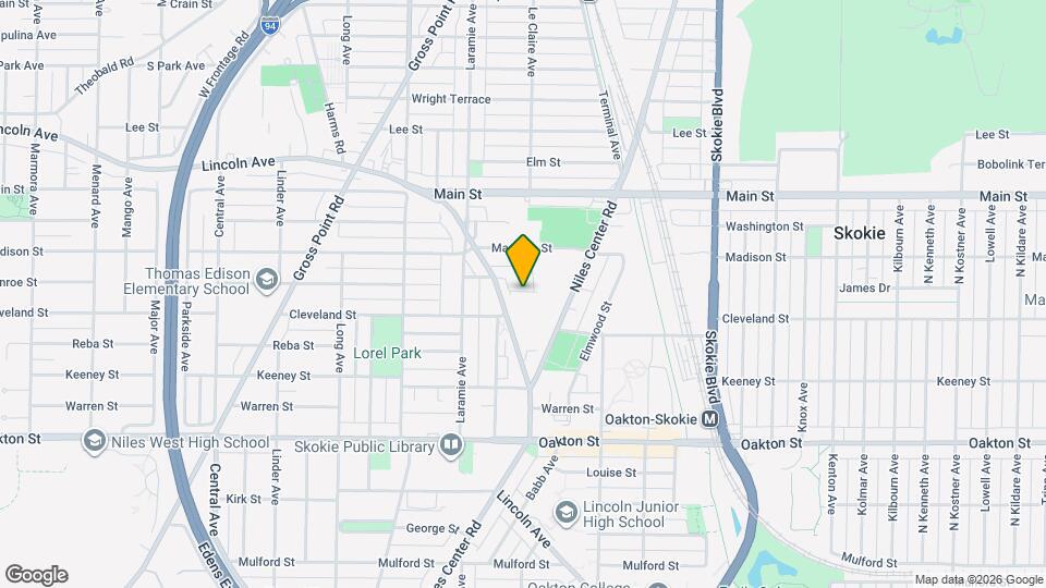 8217 Lincoln Ave Map and Location Details