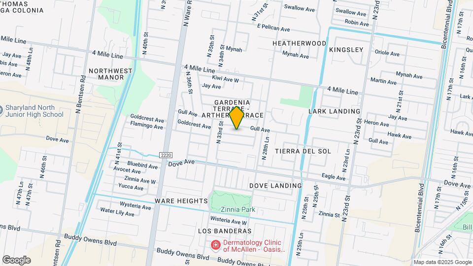 3104 Goldcrest Ave Map and Location Details