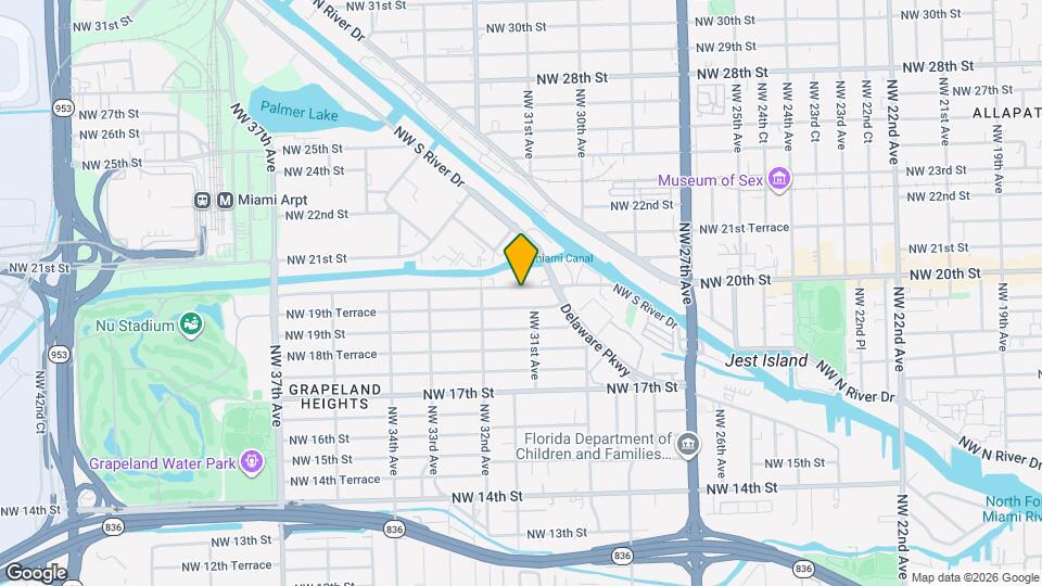 3070 NW 20th St Map and Location Details