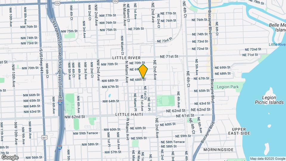 110 NE 68th St Mapa y Detalles de la Ubicación