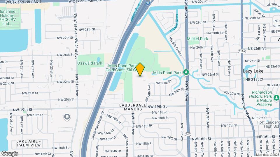 1461 NW 22nd St Map and Location Details