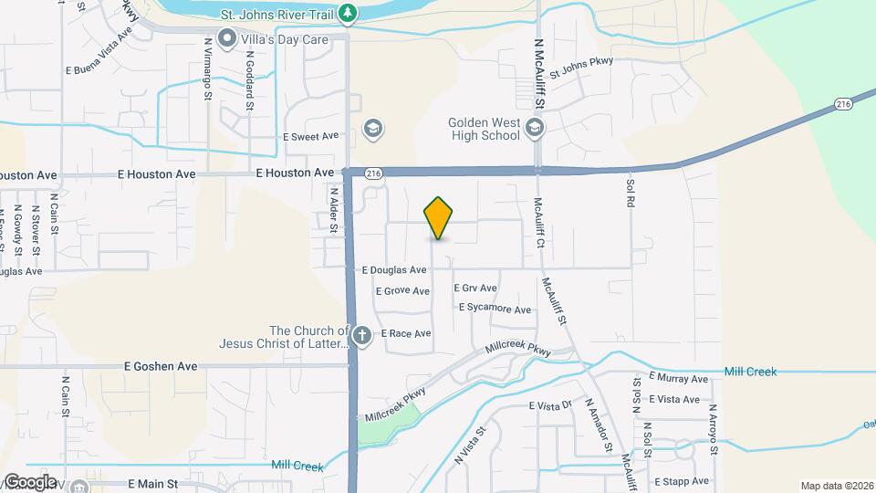 1100 N Vista St Map and Location Details