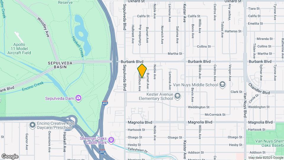 5446 Columbus Ave, Unit 3 Mapa y Detalles de la Ubicación