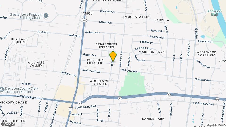 622 Bixler Ave Map and Location Details