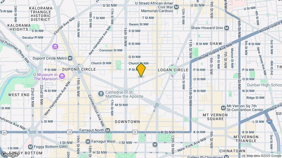 1325 15th St NW Map and Location Details
