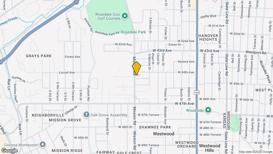 4413 Mission Rd Map and Location Details