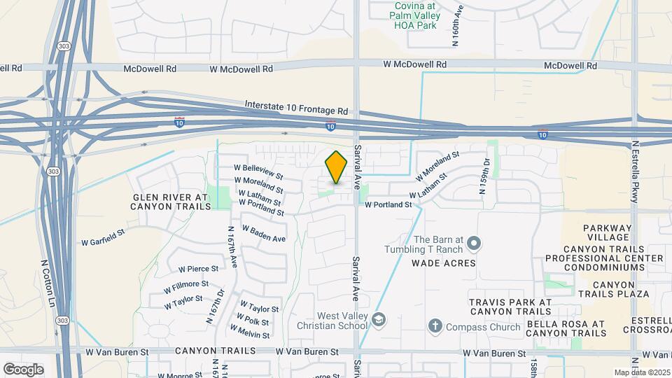 1169 N 163rd Dr Map and Location Details