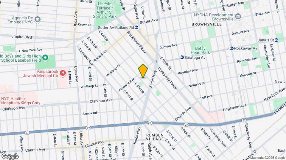 295 E 94th St Map and Location Details